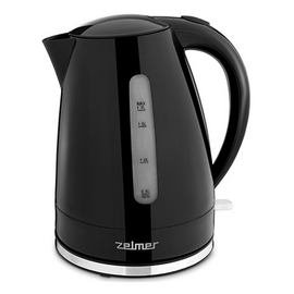  Чайник ZELMER ZCK7617B черный 1.7л, 2200 Вт, индикация включения 