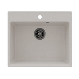  Кухонная мойка MAUNFELD Perla 580 MFQS-580W кремовый 