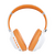  Bluetooth-наушники накладные Smart 5.1 400mAh More choice HW34S с фонариком (White Orange) 