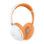  Bluetooth-наушники накладные Smart 5.1 400mAh More choice HW34S с фонариком (White Orange) 