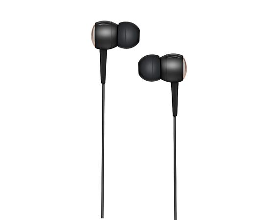  Проводные наушники с микрофоном внутриканальные Hoco M19 Drumbeat universal, 3.5 Jack (black) 