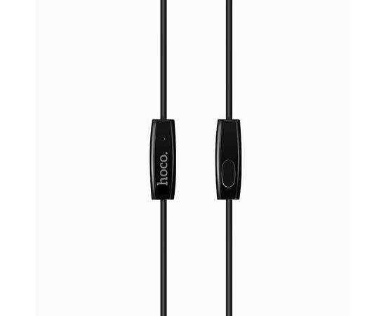  Проводные наушники с микрофоном внутриканальные Hoco M19 Drumbeat universal, 3.5 Jack (black) 