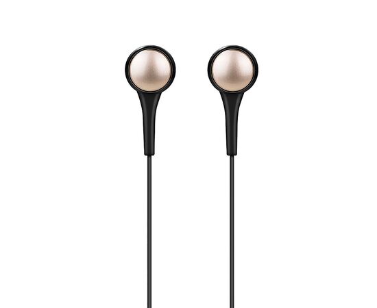  Проводные наушники с микрофоном внутриканальные Hoco M19 Drumbeat universal, 3.5 Jack (black) 