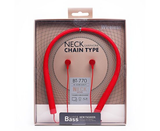  Bluetooth-наушники внутриканальные - BT-770 (red)(118412) 