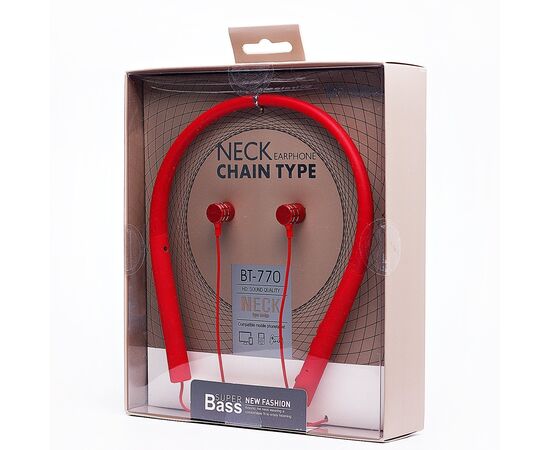  Bluetooth-наушники внутриканальные - BT-770 (red)(118412) 