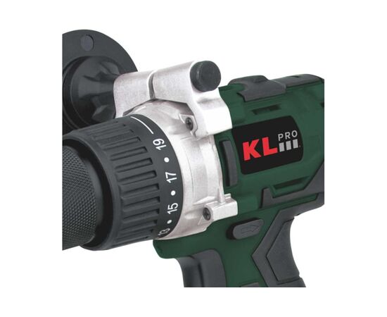  Профессиональный ударный бесщеточный шуруповерт KLPRO KLDM18B-50 18В, Li-ion-2шт, 5.0Ач, 60Нм, ручка, З/У-4А ,в кейсе 