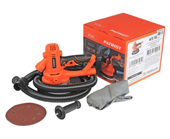  Эксцентриковая шлифмашина Patriot WS 180 L 800Вт D180мм (110301523) 