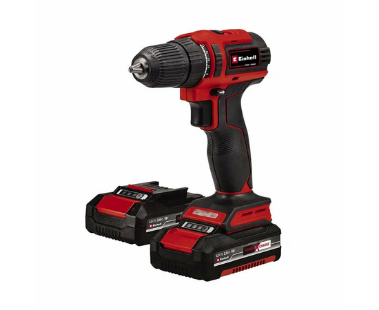  Дрель аккумуляторная Einhell PXC TE-CD 18/40 li BL (4513995) 18в, 40нм, патрон 10мм, 2x2,0aч (+ЗУ), кейс 