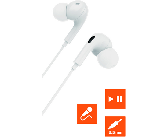  Наушники GoPower GPHP06 (00-00022771) внутриканальные белый 