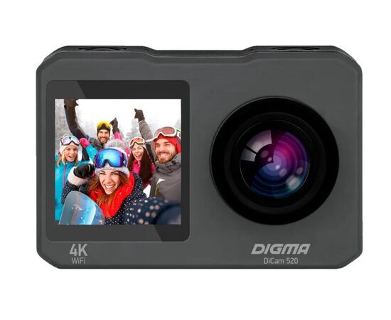  Экшн-камера Digma DiCam 520 серый 