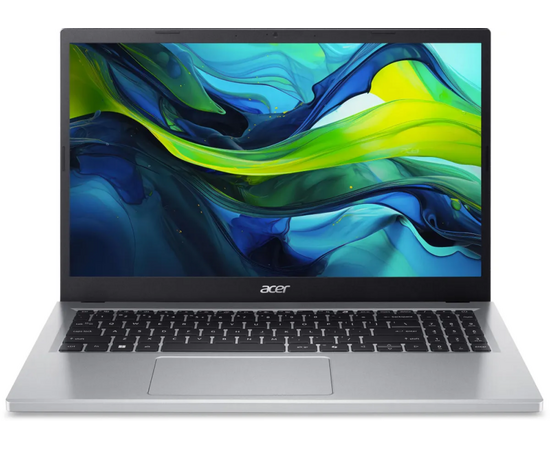  Ноутбук Acer Aspire Go 15 AG15-31P-35MV (NX.KX5CD.005) i3-N305 8Gb SSD 256Gb Intel UHD Graphics 15,6 FHD IPS Cam 50Вт*ч No OS Серебристый 