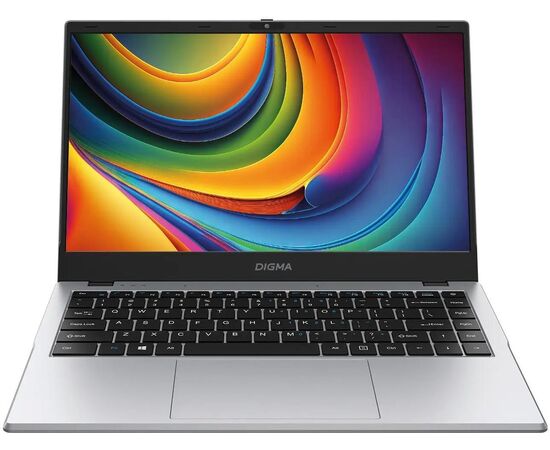  Ноутбук Digma Eve P4851 (DN14N2-8CXW01) 14", IPS, Intel N-series N200 1ГГц, 4-ядерный, 8ГБ LPDDR5, 256ГБ SSD, Intel UHD Graphics интегрированное 