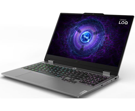  Ноутбук Lenovo LOQ 15IAX9 (83GS006XUE) 15.6" FHD IPS, i5-12450HX, 8Gb, 512Gb SSD, NVidia RTX2050 4Gb, Win11 Home (SL English) 
