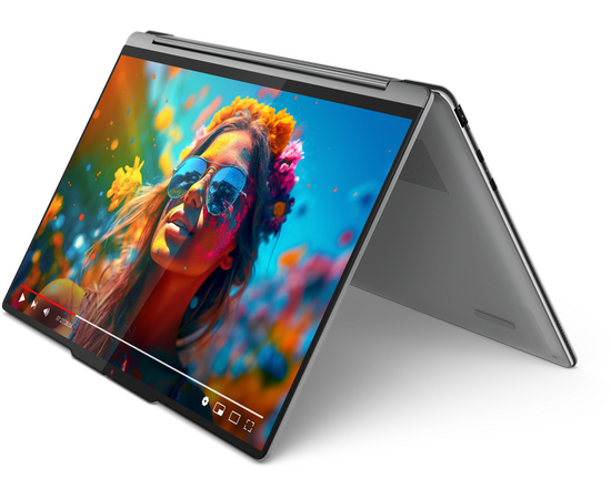  Ноутбук Lenovo Yoga 9 2-in-1 14IMH9 (83AC005ERK) 14"(3840x2400 OLED)/Touch/Core Ultra 7 155H(1.4Ghz)/32768Mb/1024SSDGb/noDVD/Int:Intel Arc graphics 
