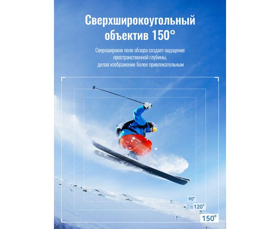  Спортивная камера HOCO DV100 sports camera (черный) 