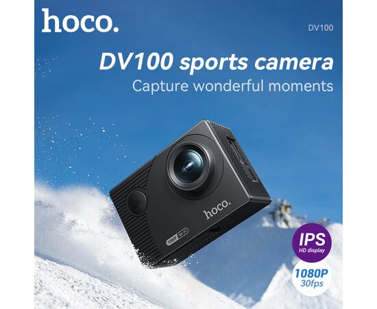  Спортивная камера HOCO DV100 sports camera (черный) 