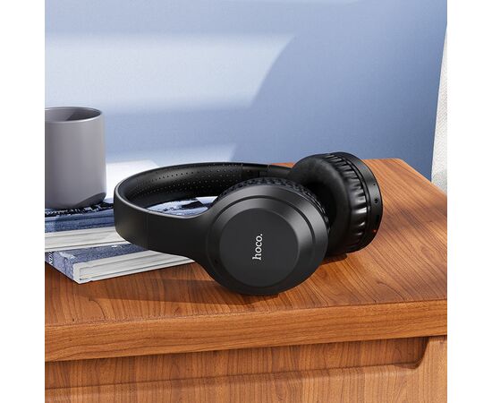  Bluetooth-наушники полноразмерные Bluetooth 5.0 300mah Hoco W30 Fun move (Black) 