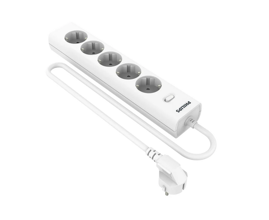  Сетевой фильтр Philips CHP2155WA/51 2м (5 розеток) белый (коробка) 