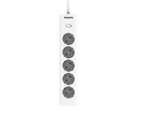  Сетевой фильтр Philips CHP2155WA/51 2м (5 розеток) белый (коробка) 