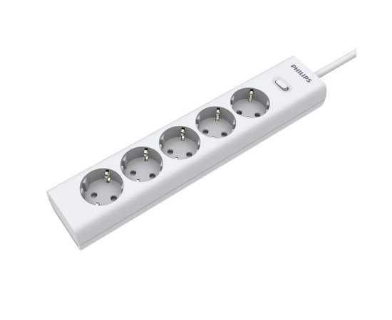  Сетевой фильтр Philips CHP2155WA/51 2м (5 розеток) белый (коробка) 