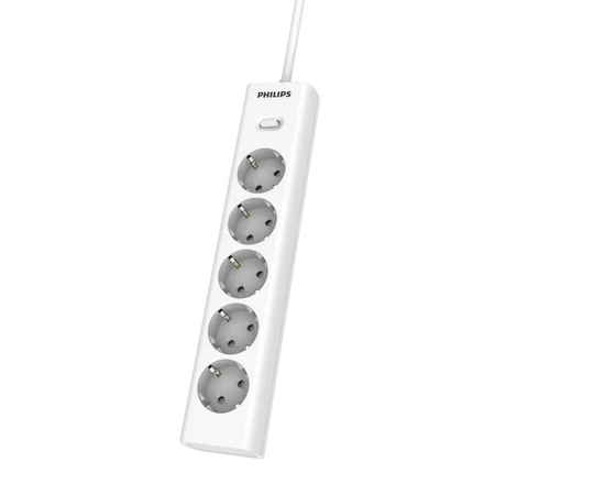  Сетевой фильтр Philips CHP2155WA/51 2м (5 розеток) белый (коробка) 