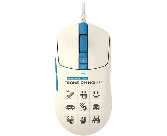  Мышь A4Tech Bloody W72 Ultra Pixels Blue рисунок/бежевый/голубой оптич. 20000dpi USB 6but (W72 ULTRA 