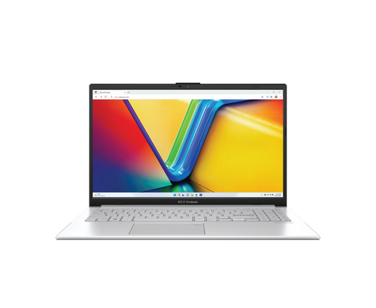  Ноутбук ASUS Vivobook Go 15 E1504GA-BQ527 Processor N100/8Gb/SSD256Gb/15.6"/IPS/FHD/NoOS/silver (90NB0ZT1-M00XM0) 