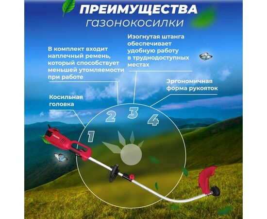  Триммер для травы Wortex TE 3610-1 S (0318225) 