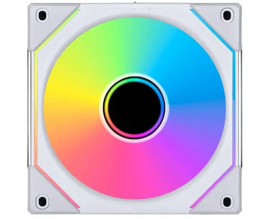  Вентилятор Lian Li Uni Fan SL-INF 120 Reverse White /UF-RSLIN120-1W/ (G99.12RSLIN1W.R0) 120x120x25мм (PWM, ARGB, 200-2100 об/мин, 29dBa) 
