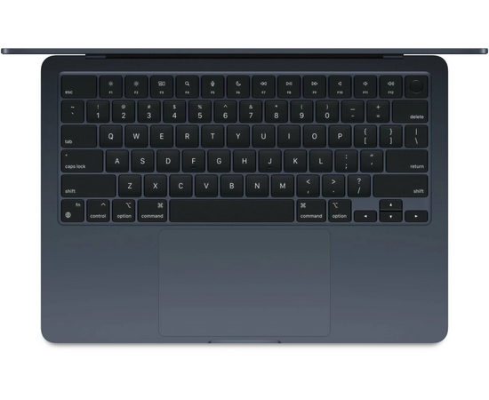  Ноутбук Apple MacBook Air 13-inch 2025 MW123ZP/A M4 chip with 10-core CPU and 8-core GPU, 16GB, 256GB SSD Midnight 